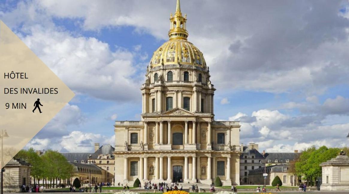Appartement De Standing 5 - Tour Eiffel/Invalides Paris Exterior foto